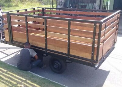 carretinha fazendinha personalizada