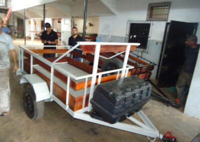 carretinha fazendinha personalizada